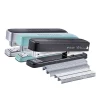 Bostitch Titan Heavy Duty Metal Stapler, 50 Sheet Capacity with 840 Standard Staples and 200 Extended Staples, Black - B615R-ASST