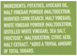 Boulder Canyon Kettle Style Potato Chips, Malt Vinegar & Sea Salt, 5.25 Oz, Total Qty 12