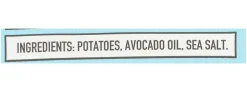 Boulder Canyon Wavy Potato Chips, Sea Salt, 5.5 Oz, Total Qty 12