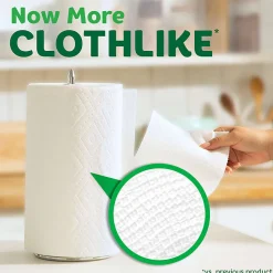 Bounty Select-A-Size 2-Ply Triple-Roll Paper Towels, 5-7/8" x 11", White, 135 Sheets Per Roll, Pack Of 4 Rolls