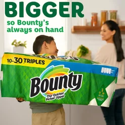 Bounty Select-A-Size 2-Ply Triple-Roll Paper Towels, 5-7/8