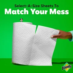 Bounty Select-A-Size 2-Ply Triple-Roll Paper Towels, 4 Triple Rolls/123 Sheets Per Roll, White