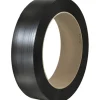 BOX Hand Grade Strapping - 0.5" Width x 9000ft Length - 0.017mil Thickness - Weather Resistant, Split Resistant - Polypropylene - Black