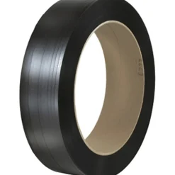 BOX Hand Grade Strapping - 0.5" Width x 9000ft Length - 0.017mil Thickness - Weather Resistant, Split Resistant - Polypropylene - Black