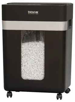 Boxis 150-Sheet Micro-Cut Shredder, Black, AD150T
