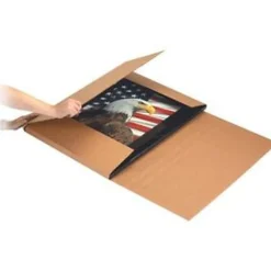 BOX Jumbo Corrugated Bookfold - Corrugated - 20" Width x 24" Length - Kraft - 20 / Pack