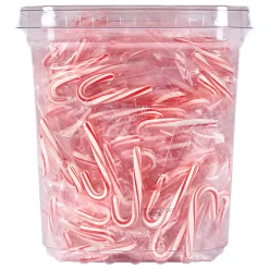 Brach's Peppermint Candy Cane Minis, 39.9 Oz, Pack Of 260 Candy Canes
