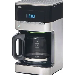 Braun BrewSense 12-Cup Programmable Coffeemaker, Black/Stainless