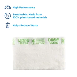 Brawny Dixie Ultra® F700 Disposable Foodservice Towels By Gp Pro, White & Green Stripe, 150 Towels Per Box