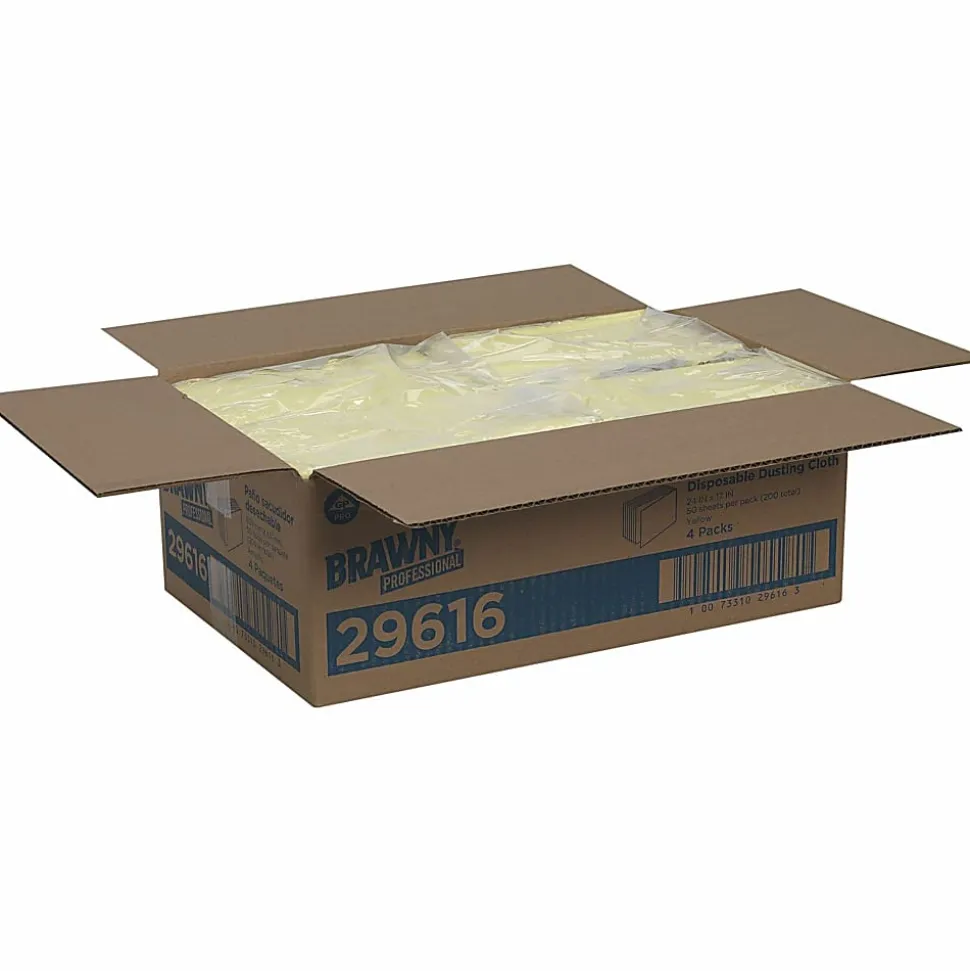 Brawny Georgia-Pacific Dusting Cloths, Box Of 50