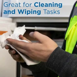 Brawny® Professional P300 Disposable Cleaning Towels, 9-1/4" x 16-1/2", 166 Wipers Per Box, Case Of 5 Boxes
