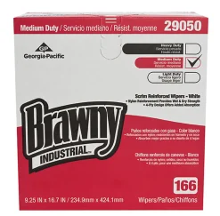 Brawny® Professional P300 Disposable Cleaning Towels, 9-1/4