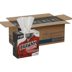 Brawny® Professional P300 Disposable Cleaning Towels, 9-1/4