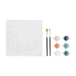 Brea Reese® Acrylic Paint-By-Number Kit, Mountain Landscape