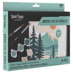 Brea Reese® Acrylic Paint-By-Number Kit, Mountain Landscape