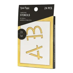 Brea Reese Cardstock Stencils, Fun Letters, 2