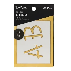 Brea Reese Cardstock Stencils, Fun Letters, 2
