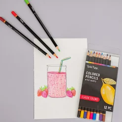Brea Reese Colored Pencils, Classic Colors, Pack Of 12 Pencils