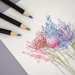Brea Reese Colored Pencils, Metallic Colors, Pack Of 12 Pencils