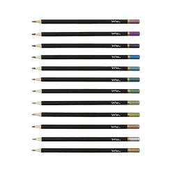 Brea Reese Colored Pencils, Metallic Colors, Pack Of 12 Pencils