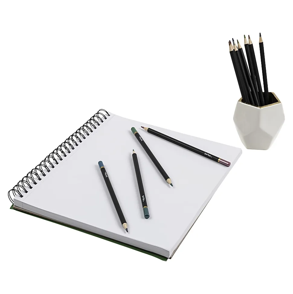 Brea Reese Colored Pencils, Metallic Colors, Pack Of 12 Pencils