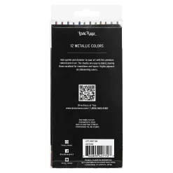 Brea Reese Colored Pencils, Metallic Colors, Pack Of 12 Pencils