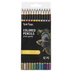 Brea Reese Colored Pencils, Metallic Colors, Pack Of 12 Pencils