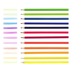 Brea Reese Colored Pencils, Neon Colors, Pack Of 12 Pencils
