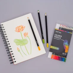 Brea Reese Colored Pencils, Neon Colors, Pack Of 12 Pencils