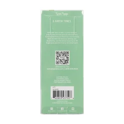 Brea Reese Dual-Tip Alcohol Markers, Greens, Pack Of 6 Markers