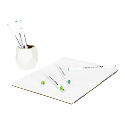 Brea Reese Dual-Tip Alcohol Markers, Greens, Pack Of 6 Markers