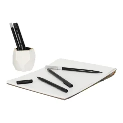 Brea Reese Dual-Tip Brush Markers, Grayscale, Pack Of 6 Markers