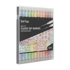 Brea Reese Dual-Tip Dot Markers, Classic, Pack Of 12 Markers