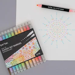 Brea Reese Dual-Tip Dot Markers, Classic, Pack Of 12 Markers