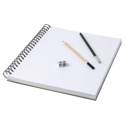 Brea Reese 2-Hole Handheld Metal Pencil Sharpener, Silver