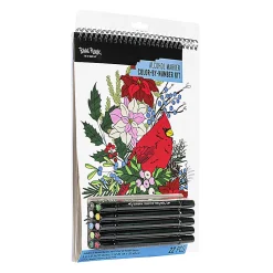 Brea Reese Holiday Birds & Botanicals Color-by-Number Kit