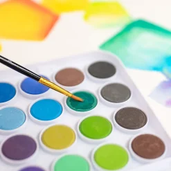 Brea Reese Large 36-Color Watercolor Paint Set, Vibrant Colors