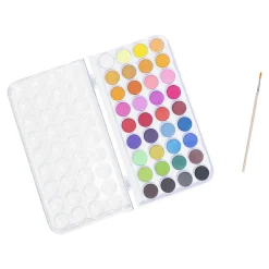 Brea Reese Large 36-Color Watercolor Paint Set, Vibrant Colors