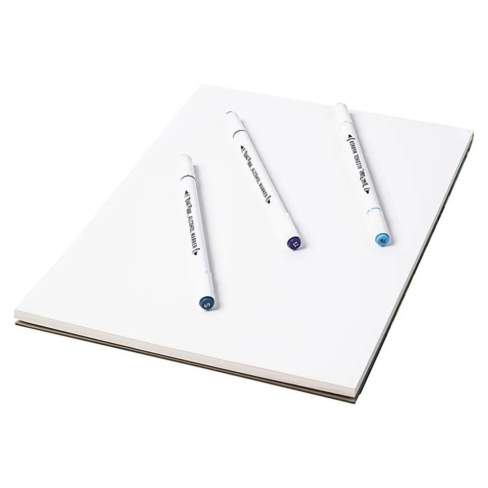 Brea Reese Marker Paper Pad, 9" x 12", 50 Sheets, White