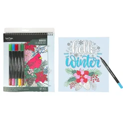 Brea Reese Marker Spiral Pad Set, Cardinal, Set Of 17 Pieces