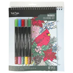 Brea Reese Marker Spiral Pad Set, Cardinal, Set Of 17 Pieces