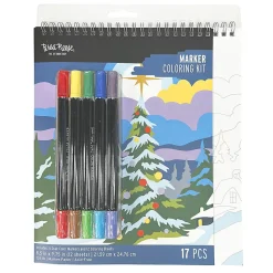 Brea Reese Marker Spiral Pad Set, Christmas Tree, Set Of 17 Pieces