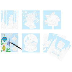 Brea Reese Marker Spiral Pad Set, Christmas Tree, Set Of 17 Pieces