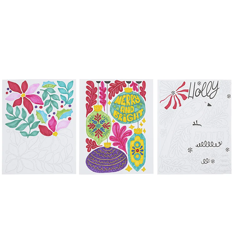 Brea Reese Merry & Bright Color-by-Number Kit