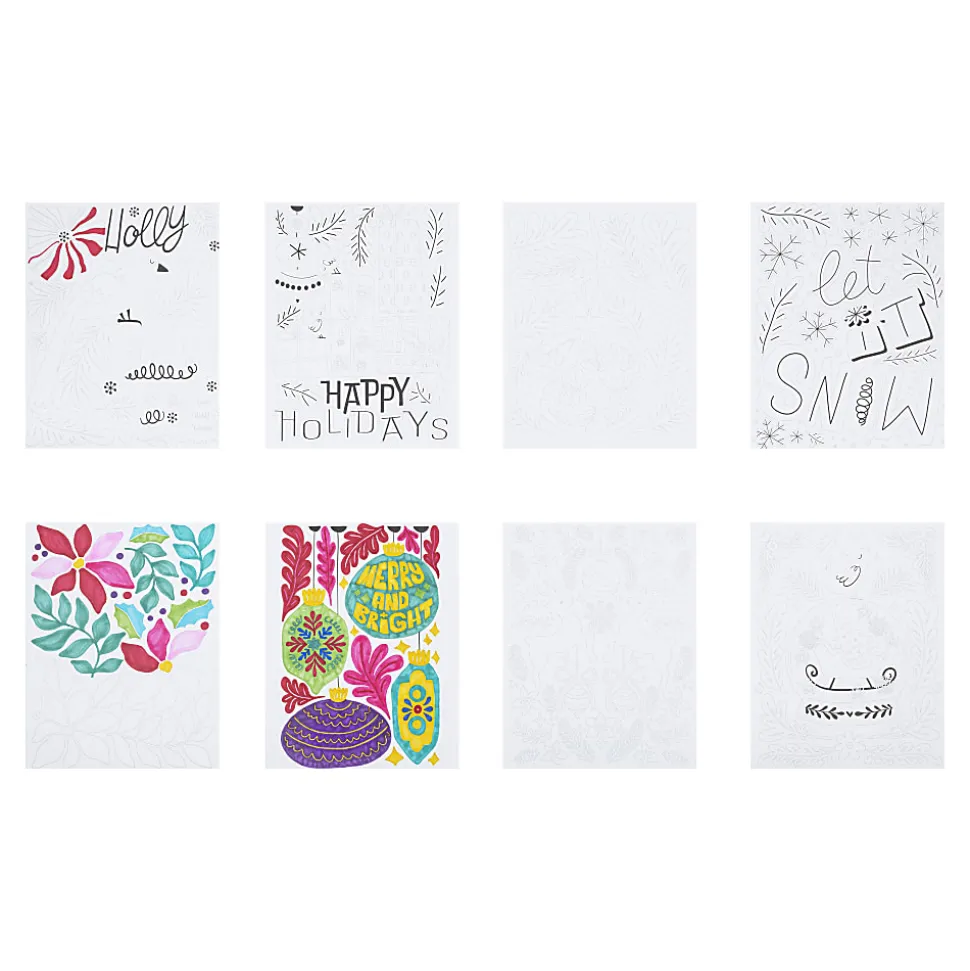 Brea Reese Merry & Bright Color-by-Number Kit