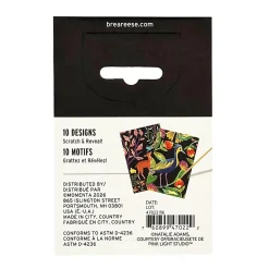 Brea Reese Mini Scratch Art Pad Set, Woodlands, 3-1/2