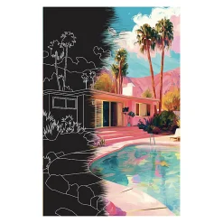 Brea Reese Mini Scratch Art Pad Set, Record, 3-1/2" x 5-1/2", Total Qty 1