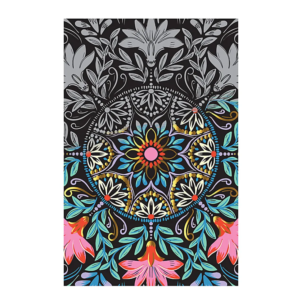 Brea Reese Mini Scratch Art Pad Set, Mandala, 3-1/2" x 5-1/2", Total Qty 1