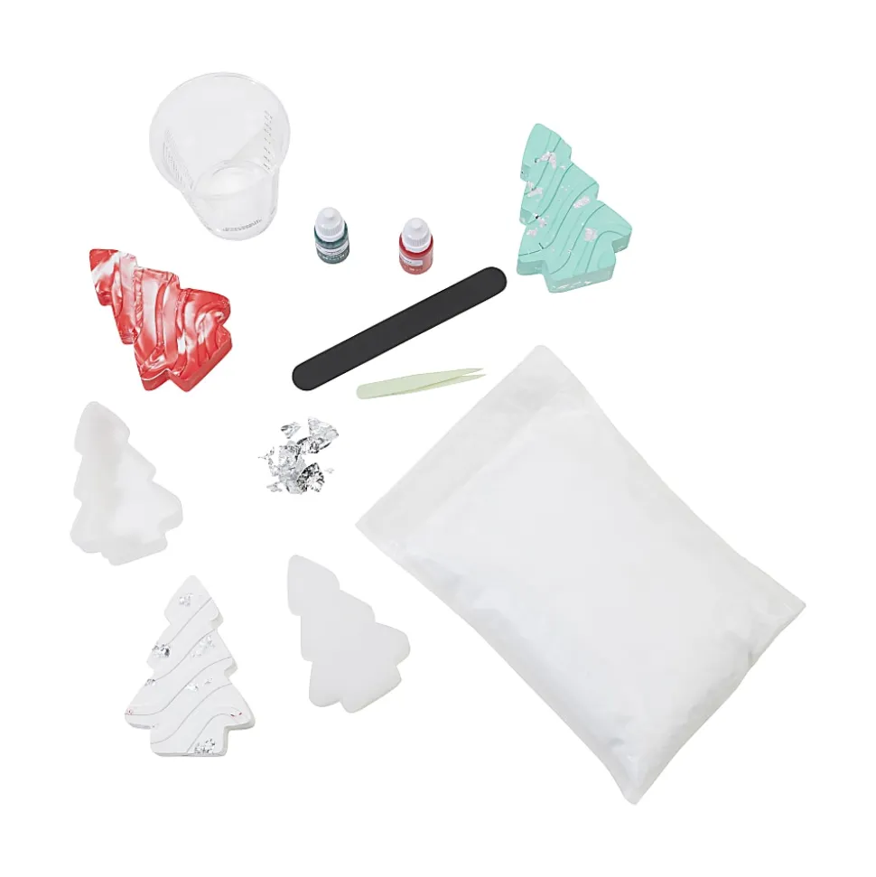 Brea Reese Mix2Mold Holiday Tree Kit, Kit Of 9 Pieces