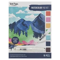 Brea ReeseĀ® Nature Watercolor Pad Kit, Kit Of 9 Pieces